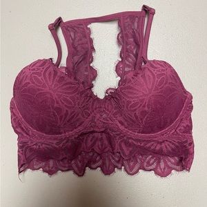 VS PINK padded lace bralette M